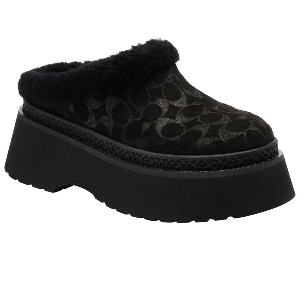 COACH Women's Cecelia Slip-On Platform Clogs - Picture 11 of 12